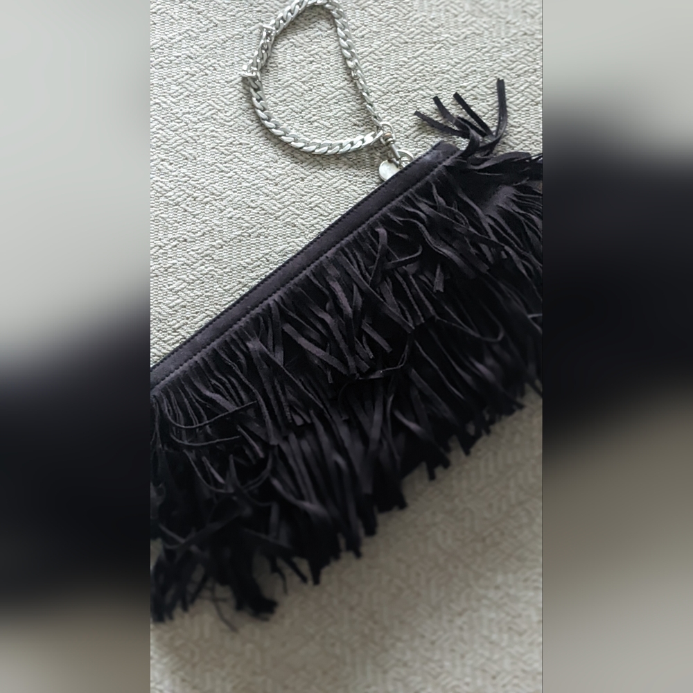 Express Black Fringe Bag - Picture 2 of 2